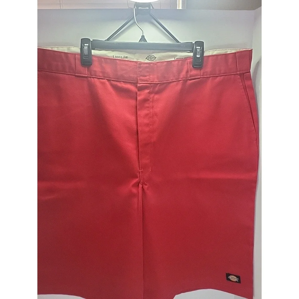 Vintage Dickies Shorts Mens 44 x 13" Inseam Red Long Baggy Chinos Skater Y2K 90s - Picture 3 of 12
